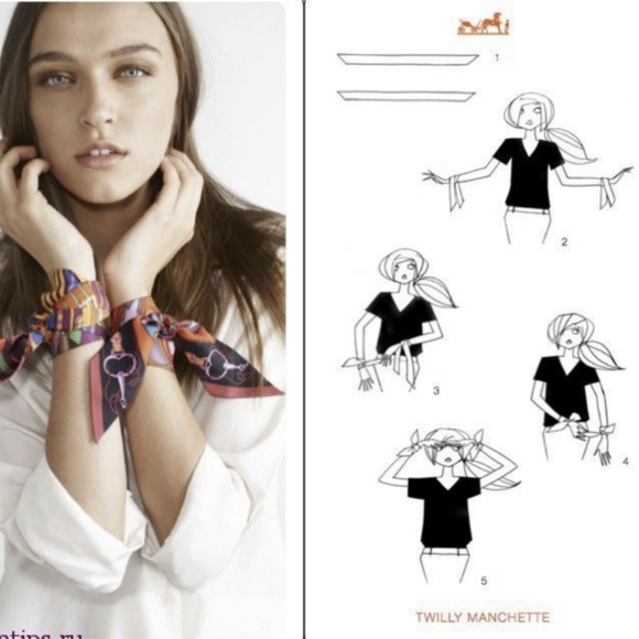 Vibrant Soft Silky Square Scarf for Bag Head Neck - Picture 3 of 7